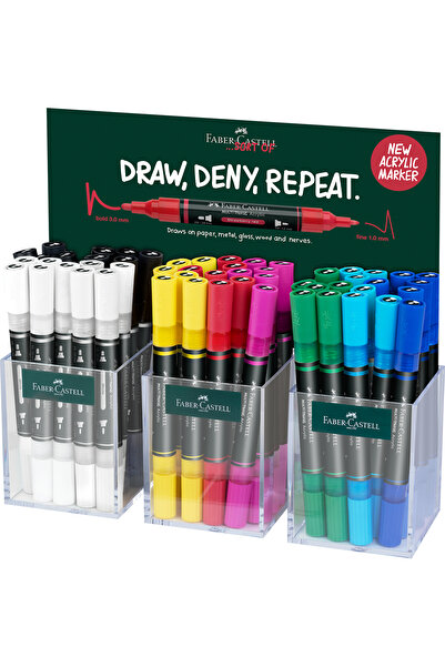 Faber Castell DISPLAY 54 MARKERE ACRILICE MULTIMARK FABER-CASTELL