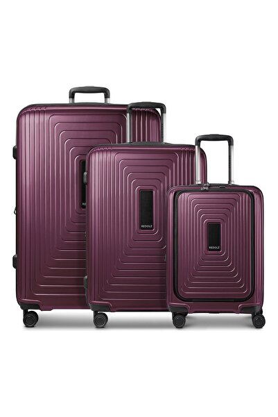REDOLZ Essentials 14 4 Rollen Kofferset 3-teilig mit Dehnfalte