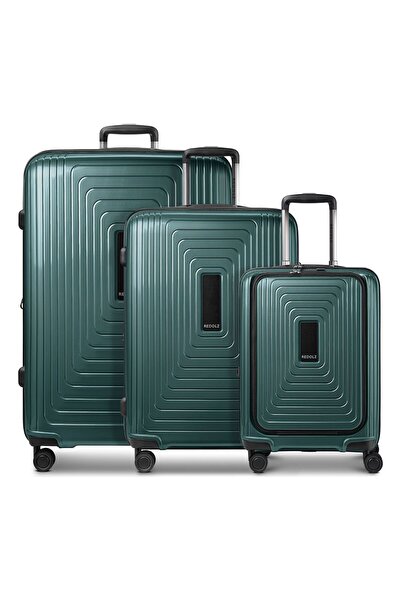 REDOLZ Essentials 14 4 Rollen Kofferset 3-teilig mit Dehnfalte
