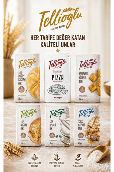 tellioğlu 6’Lı Süper Avantaj Un Serisi 6x1 Kg