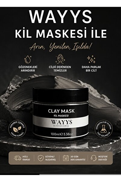 WAYYS professional KİL MASKESİ