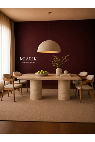 MIARIK DESIGN George Traverten Masa 190x90