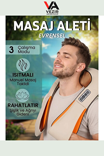 Egonex Çok Fonksiyonlu Boyun Omuz Masajeri – Darbeli Masaj, Isıtma Özelliği, ...