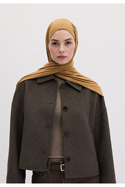 Freshscarfs Bambu Penye Şal Camel