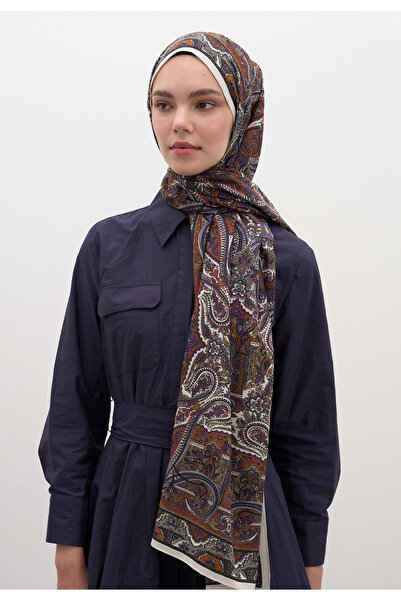 Freshscarfs Mor Slyvıe Desen Şal