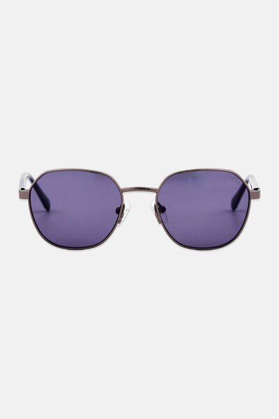 Guess Men GU00116 Round Sunglasses, Black