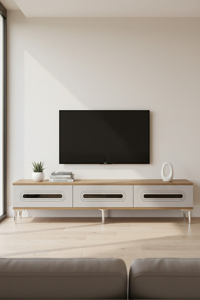 cnyr TSA1806DBS - RANY TSA180 TV STAND, TV SEHPASI ve TV ÜNİTESİ SAFİRMEŞE-BE...