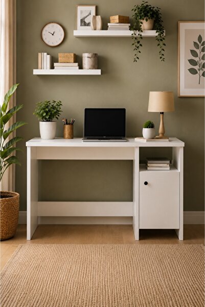 MOBİX HOME MK13 Çalışma Masası Beyaz