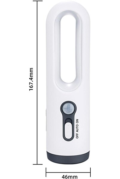 Arabest Rechargeable Motion Sensor Night Light,2-in-1 Portable LED Light,Flas...