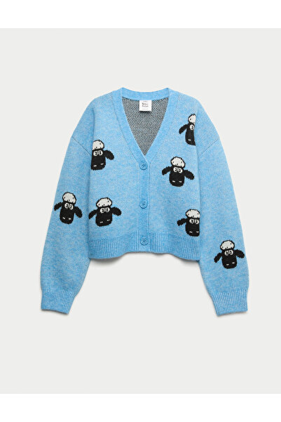 Marks & Spencer Örgü Wallace & Gromit Lisanslı Hırka (6‑16 Yaş)