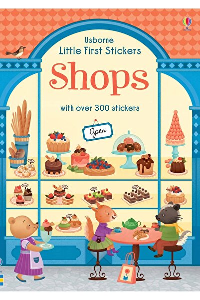 Usborne Little First Stickers: Shops
