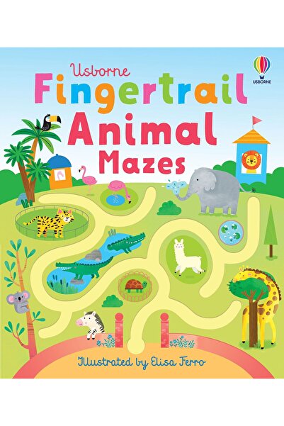 Usborne Fingertrail - Animal Mazes, Usborne, + 2 years