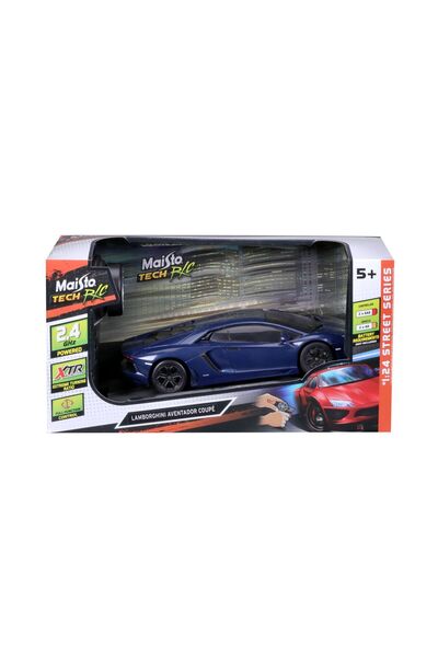 Maisto MASINUTA CU TELECOMANDA 2.4GHz LAMBORGHINI AVENTADOR COUPE SCARA 1 LA 24
