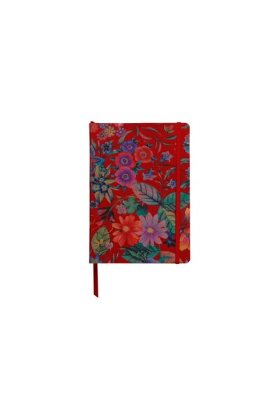 Clairefontaine Notebook Coperta Tare Piele, A5, 144 Pagini, Celeste, Rosu