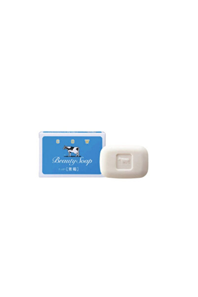 COW Brand Beauty Soap Blue Box Jasmine Fragrance 85g x 6 | Milk Enriched Moisturizing Face, Body