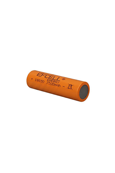 Efcell Puntalamaya Uygun 18650 1500mAh 3.7V Başlıksız Pil