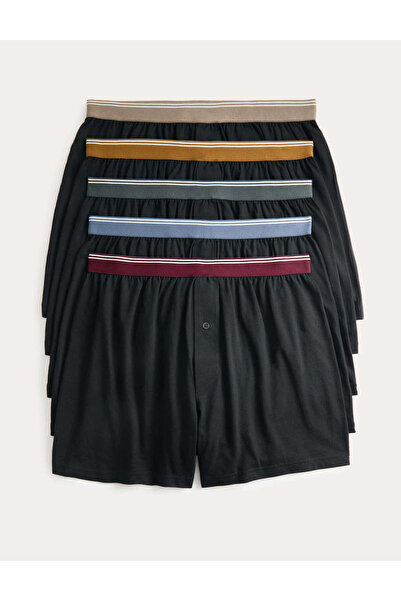 Marks & Spencer 5'li Pamuk Cool & Fresh™ Jersey Boxer