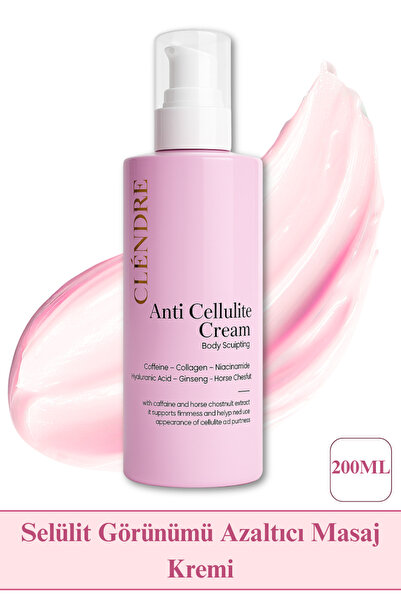 CLENDRE Ananaslı Nemlendirici & Sıkılaştırıcı Selülit Krem 200 ML
