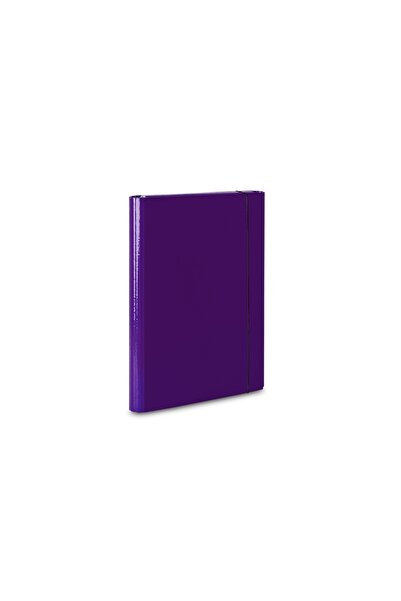 VauPe Mapă pentru hărți din carton laminat, cu elastic, 25 mm, 310 mov
