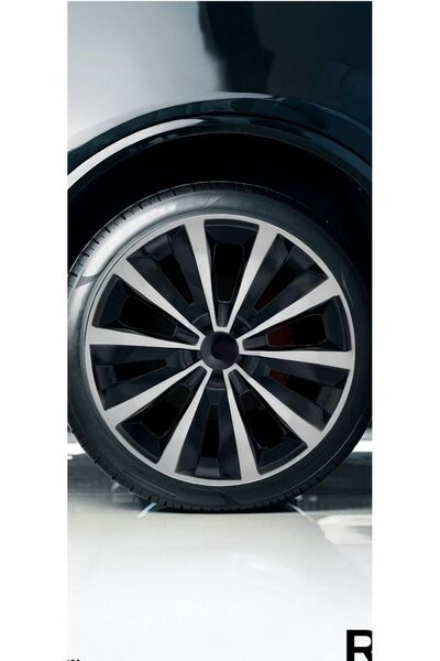JANT RENAULT Clio Uyumlu JantKapağı - 15 İnç - 1 Takım (4 adet) - Çelik görün...
