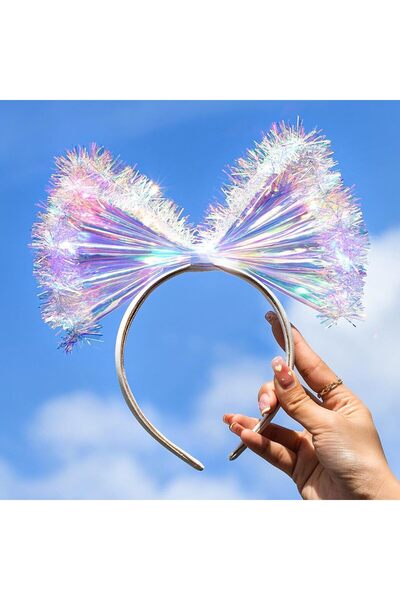 Arabest Light Up Bow Headband, Flashing LED Hair Band with Glowing Butterfly,...