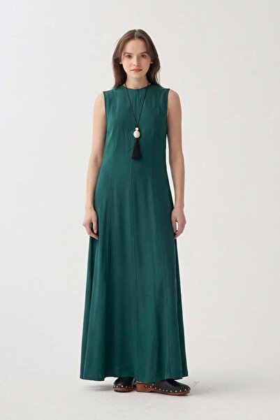 ALLDAY Green-Cup Detailed Fit Dress