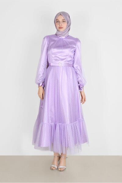 Alvina فستان سهرة مزين بالترتر 50246