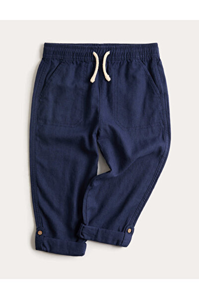 Marks & Spencer Keten Karışımlı Pantolon