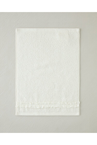 English Home Soft Ruffle Pamuk El Havlusu 30x40 cm Fildişi