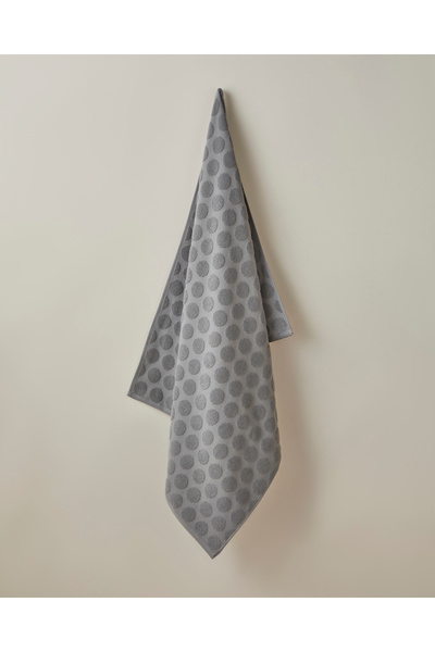 English Home Prosop de baie din bumbac Dottie 80x150 cm Antracit