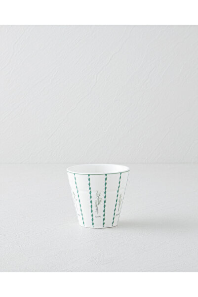 English Home Parsley New Bone China Bardak 230 ml Beyaz - Yeşil