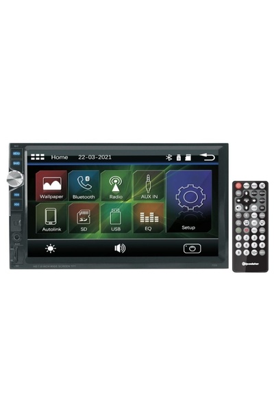 Roadstar RD7200 7 Bluetooth lu Double Din Teyp