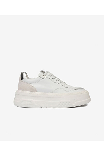 Greyder Kadın Beyaz Gümüş Sneaker Ayakkabı 4Y2SA59041
