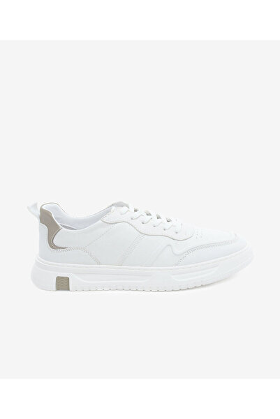 Greyder Erkek Beyaz Hakiki Sneaker Ayakkabı 5Y1CA64534