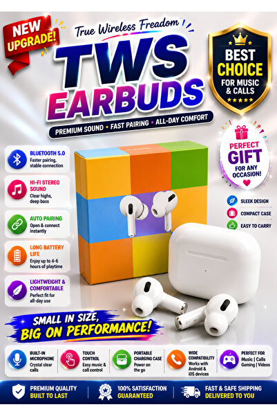 mothers dream Pro TWS Wireless Bluetooth Earbuds with Charging Case – Bluetoo...