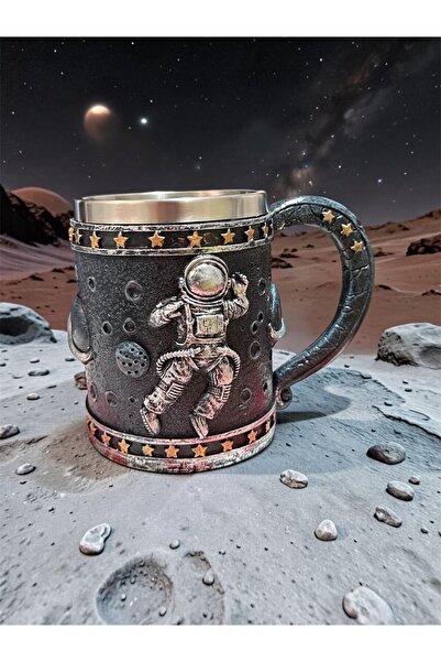 Genel Markalar ASTRONOT KUPA UZAY SPACE MUG TERMOSLU BARDAK 3 BOYUTLU KABARTM...