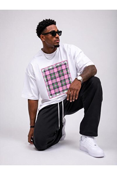Tommy Hilfiger Collection Oversized Lewis Hamilton Check Bandana Appliqué T-S...