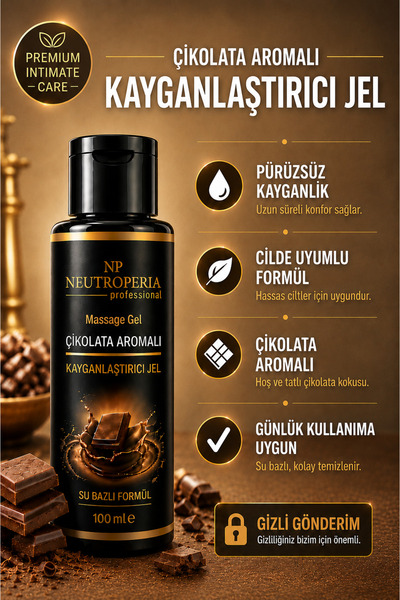NP Neutroperia Professional Çikolata Aromalı Yenilebilir Kayganlaştırıcı Jel ...