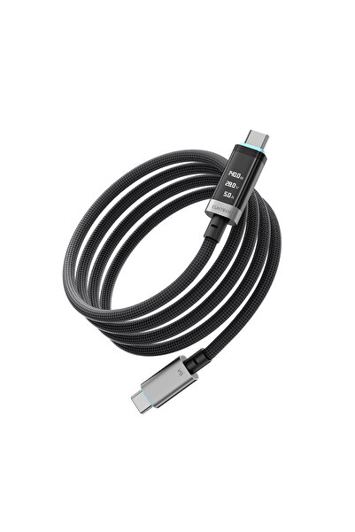 Cuktech 6 USB C to USB C Cable, Smart Screen 240W Fast Charging Type C Cord, ...