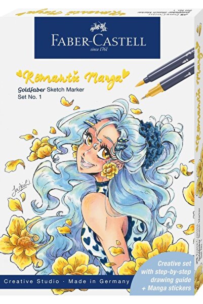 Faber Castell Set 8 markere Sketch Goldfaber și accesorii