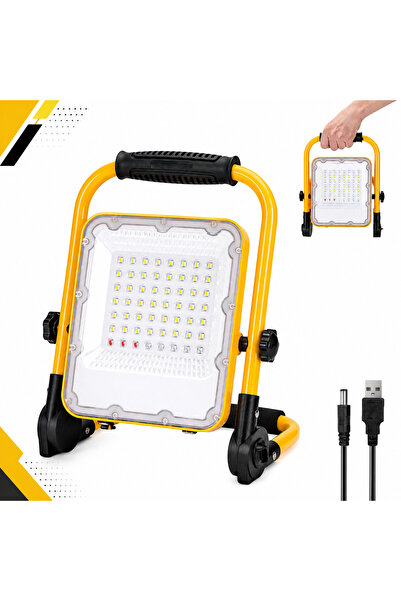 Sofia Concept Proiector LED portabil reîncărcabil, 50W, 10000mAh, aluminiu, n...