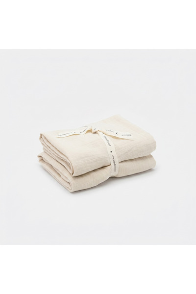 Moonboon Organic Muslins in Soft Texture – 100% GOTS-Certified Cotton Baby Mu...