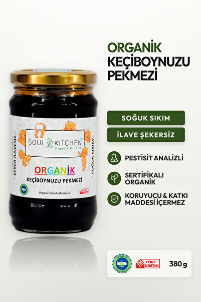 Soul Kitchen Organik Ürünler Organik Sertifikalı Keçiboynuzu Pekmezi Soğuk Sı...