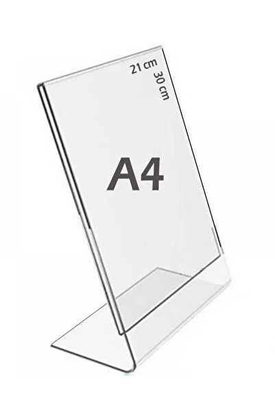 Cengo A4 Desktop L Type Vertical Plexiglass Foil Holder Brochure Holder