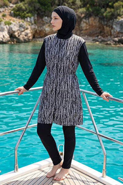 InStyle 2402 ملابس السباحة الحجاب الأسود