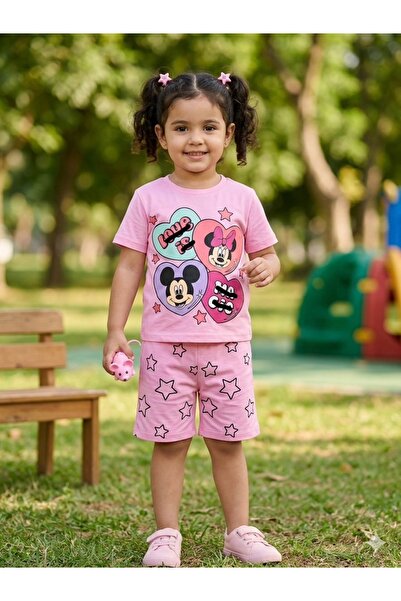 ZEYBABY set de vară pentru fete, din bumbac pieptănat, din două piese