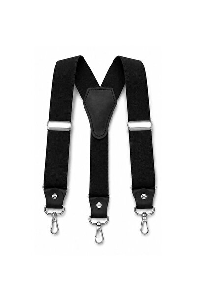 Bosskan Kancalı Unisex kahverengi Pantolon Askısı