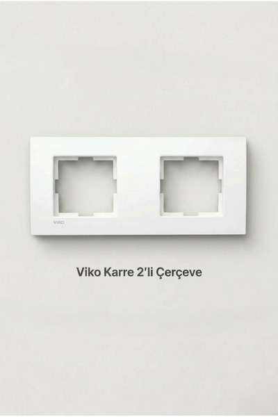 VİKO Karre 2'lİ Çerçeve Beyaz