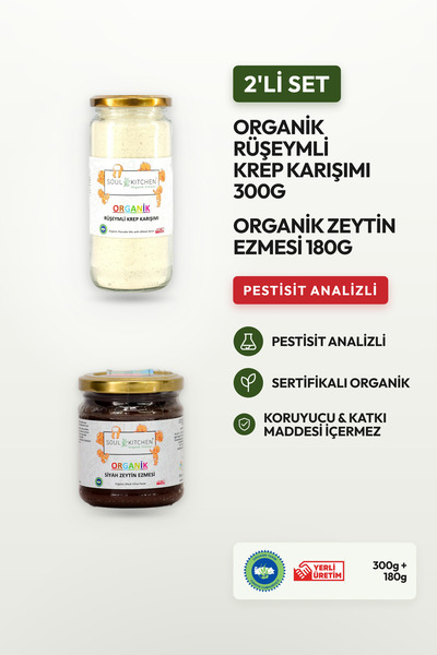 Soul Kitchen Organik Ürünler Organik Rüşeymli Krep Karışımı 300 g Organik Zey...