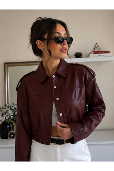Velmora Leather Hakiki Deriden Kadın Ceket